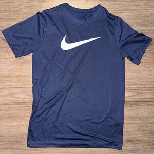 Nike Boys Navy Blue T-Shirt
